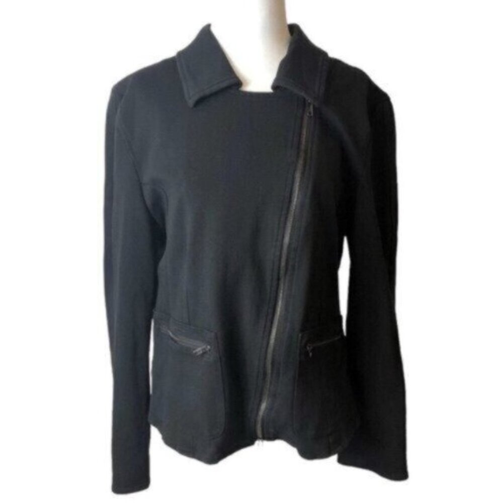 DKNY Black Moto Jacket 14